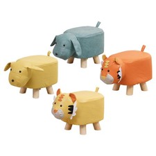 Kids Footstool Children Chair Animal Shaped Kids Learning Stool Creative Ottoman