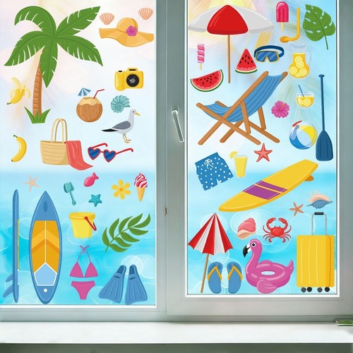 Pvc beach theme - theme, window