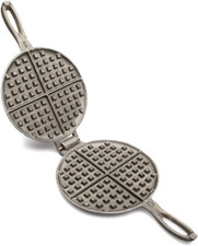 'S #1100 Old Fashioned Waffle Iron, Cast Iron