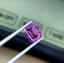 Natural Purplish Saphire 1.33 Carrat Loose Gemstone 