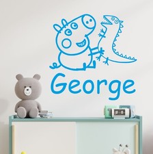 George pig wall - pig,