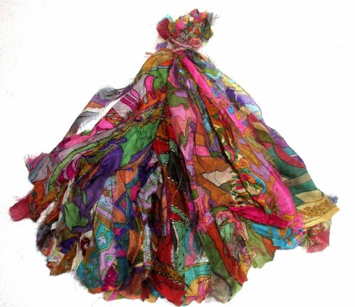 Recycled sari silk - , ribbon