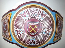 West Ham United Legacy Championship Belt wrestling replica title 4mm Brass adult