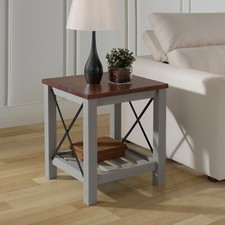Cottage Lamp Table Grey