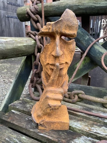 Metal rusty cast iron - metal,