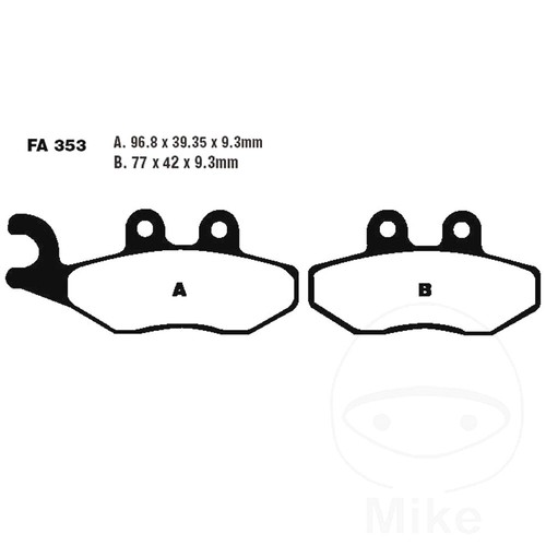 Ebc brake pads - pads, sintered