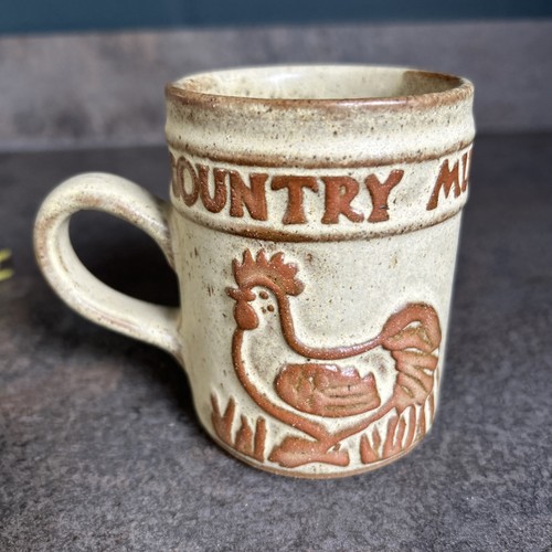 Stoneware country chicken - country,