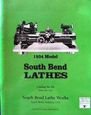 1934 Model South Bend Lathes
