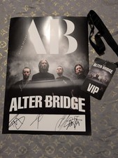 Signed alter bridge - poster, and