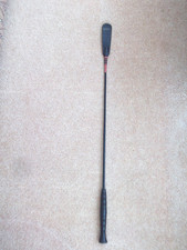 Leather horse riding crop whip Fibroflex 70 cm long