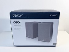Denon SC-N10 Speakers, Two-Way HiFi bookshelf Speakers - Grey *BRAND NEW SEALED*