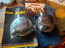 Harley Davidson Fuel Cap Covers Ironhead Shovelhead Panhead Chopper Pair