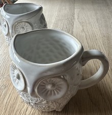 ❌ 2x Large Owl Mugs  - Ways Friends+ Friends Owl-Ways 4” Tea Coffee Mugs