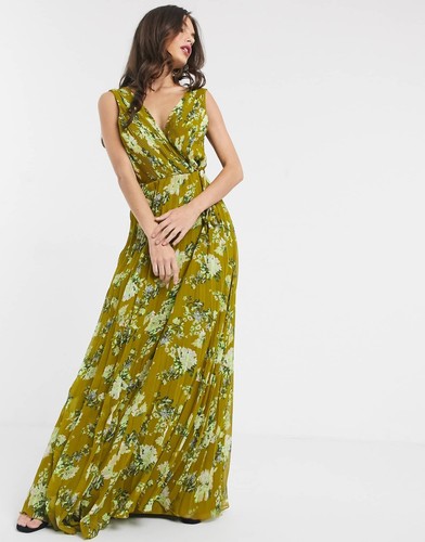 Asos floral maxi dress - floral, 14