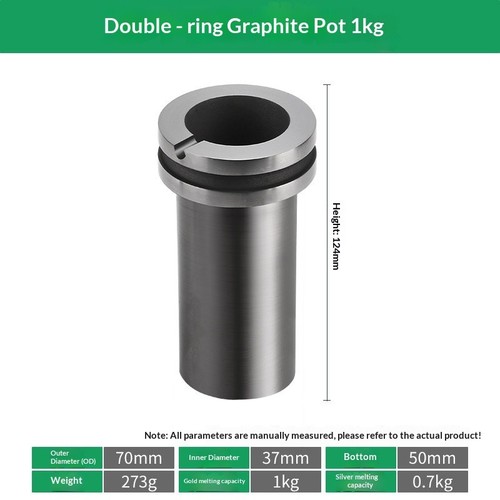 Double ring graphite crucible - double-ring,