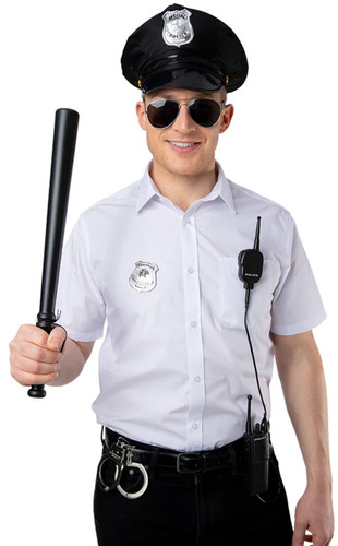 Piece police set baton - baton, radio