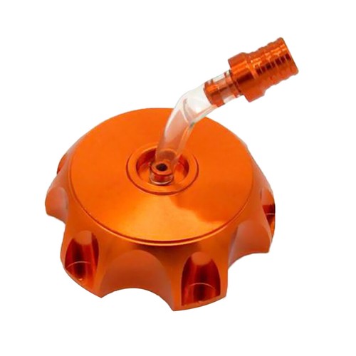 Orange gas fuel tank - orange,