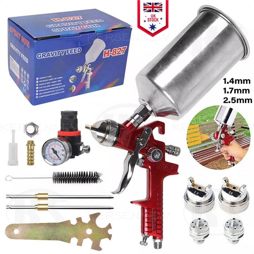 Hvlp spray gun gravity - gravity, feed
