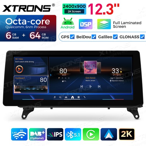 Screen android stereo - 12.3",