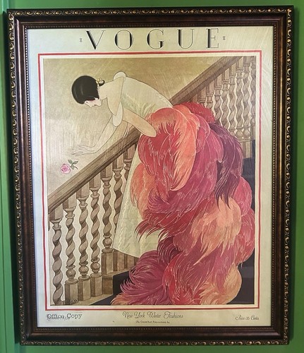 Vogue vintage cover wall - wall, art