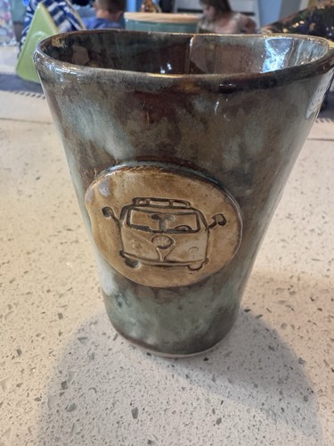 Handmade hippie bus pottery - handmade,