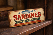 Kitchen signs Sardines sign