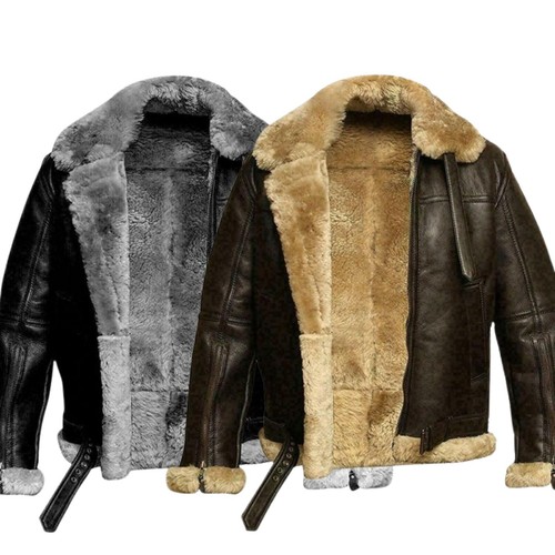 Men handmade fur shearling - handmade,