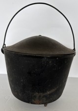 Antique Cast Iron Bean Pot 3