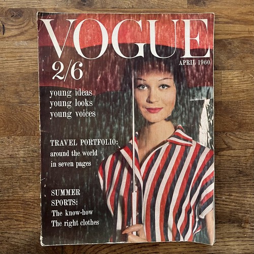 Vintage vogue magazine april - vintage,