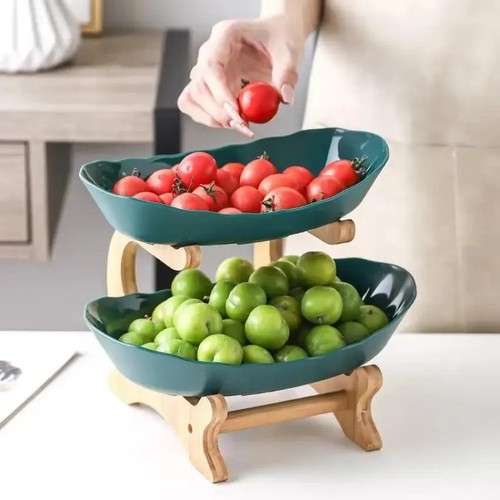 Bamboo tier fruit - bamboo, bowl