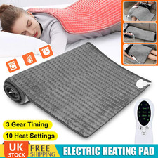 Therapeutic Electric Back Heat Pad Wrap for Muscle Tension Back Neck Pain Relief