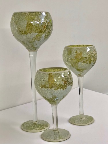 Green mirror mosaic yankee - mirror,