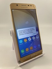 Samsung Galaxy J7 Prime Gold Unlocked 16GB 5.5" 13MP Android Smartphone Cracked