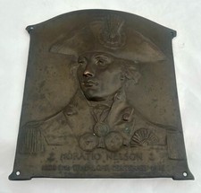 Horatio Nelson & The Battle of Trafalgar 1905 Centenary Plaque.