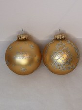 2 Large Vintage Glass