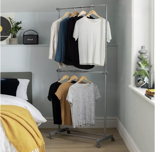 Home double clothes rail - home,