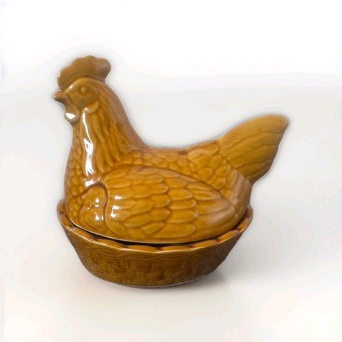 Vintage egg storage brown - vintage,