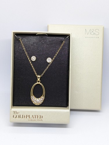 Gold plated sparkly - m&s,