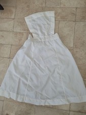 Vintage White Nylon Bib