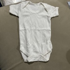 White Baby Grows Newborn, 100% Cotton, Multi-pack Of 3, Brand New.