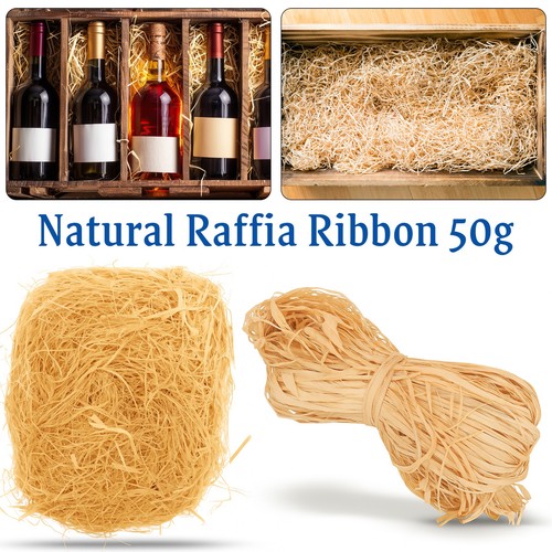 50g craft raffia ribbon - 50g,