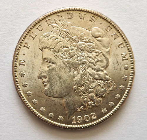 1902 morgan silver dollar - 1902, o