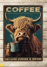 Coffee Sign Metal Poster  Home