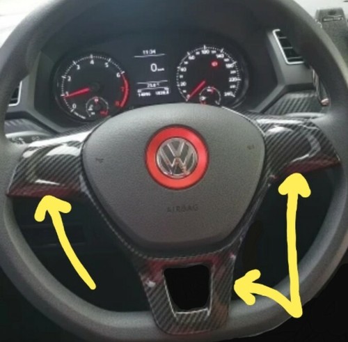 Carbon fibre look steering - carbon,
