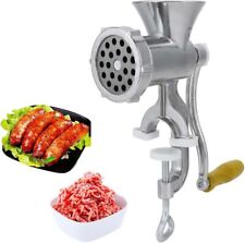 Manual Heavy Duty Meat Grinder Mincer Rotary Machine Food Large Sausage Maker UK