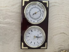 Wm Widdop Biarometer And A Clock :very Clean And Working Order