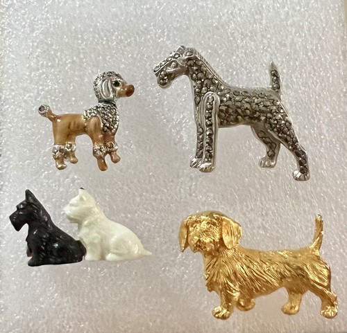 Four vintage retro - four, dog