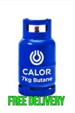 7Kg Butane Full Gas Bottle CALOR GAS Free UK Delivery HEATER GAS