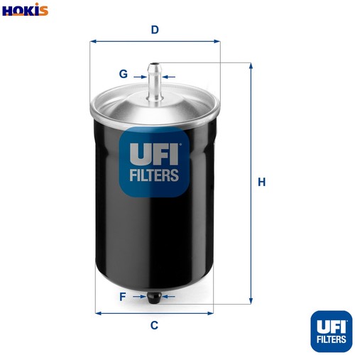 Fuel filter 500 - filter, 31.500.00