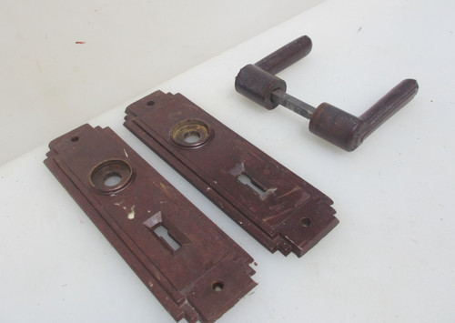 Vintage bakelite door - bakelite, lever